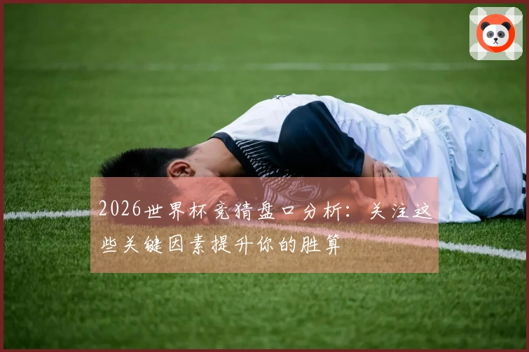 2026世界杯竞猜盘口分析：关注这些关键因素提升你的胜算