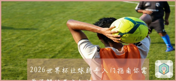 2026世界杯让球新手入门指南你需要了解的基本知识